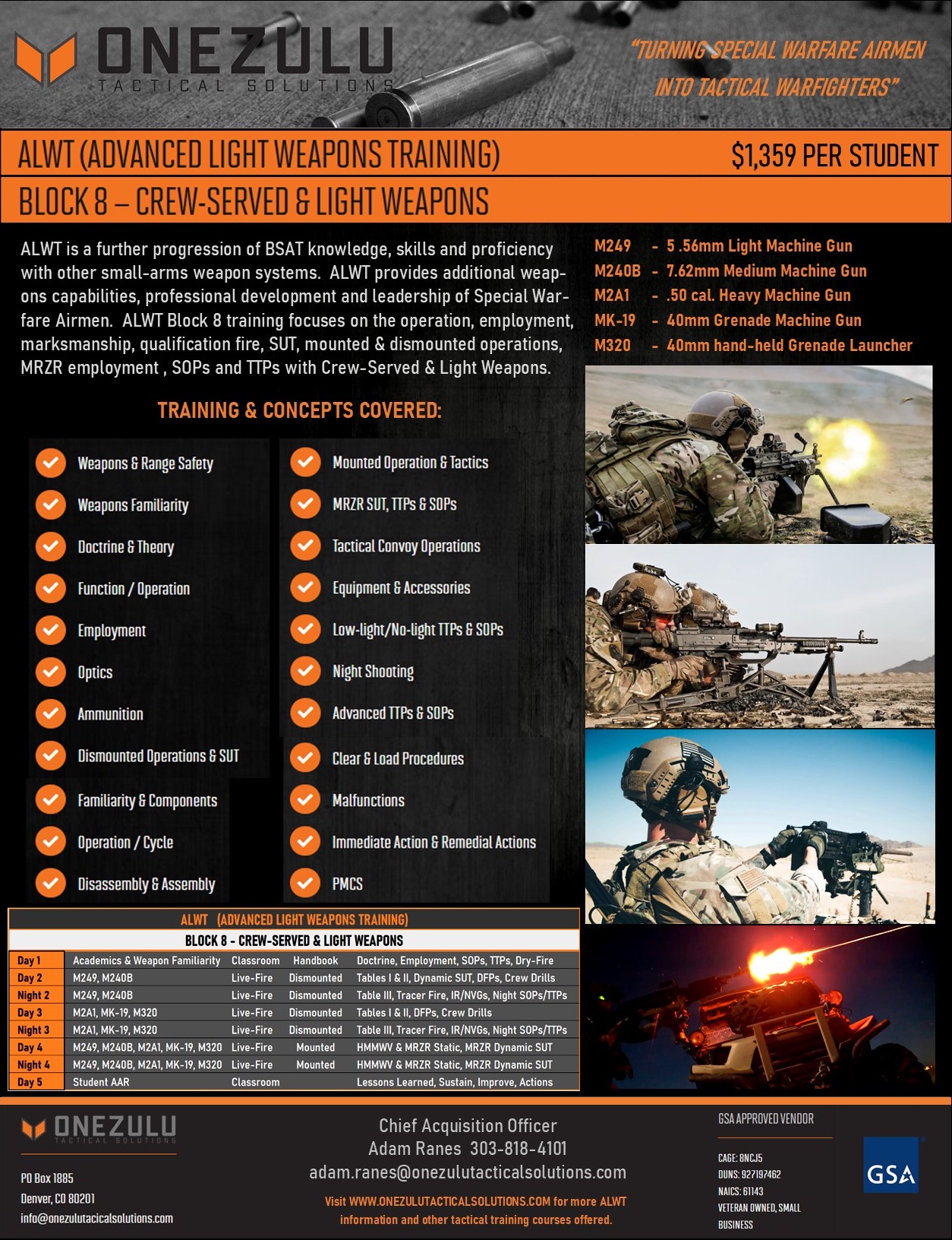 One Zulu Block 8 Brochure