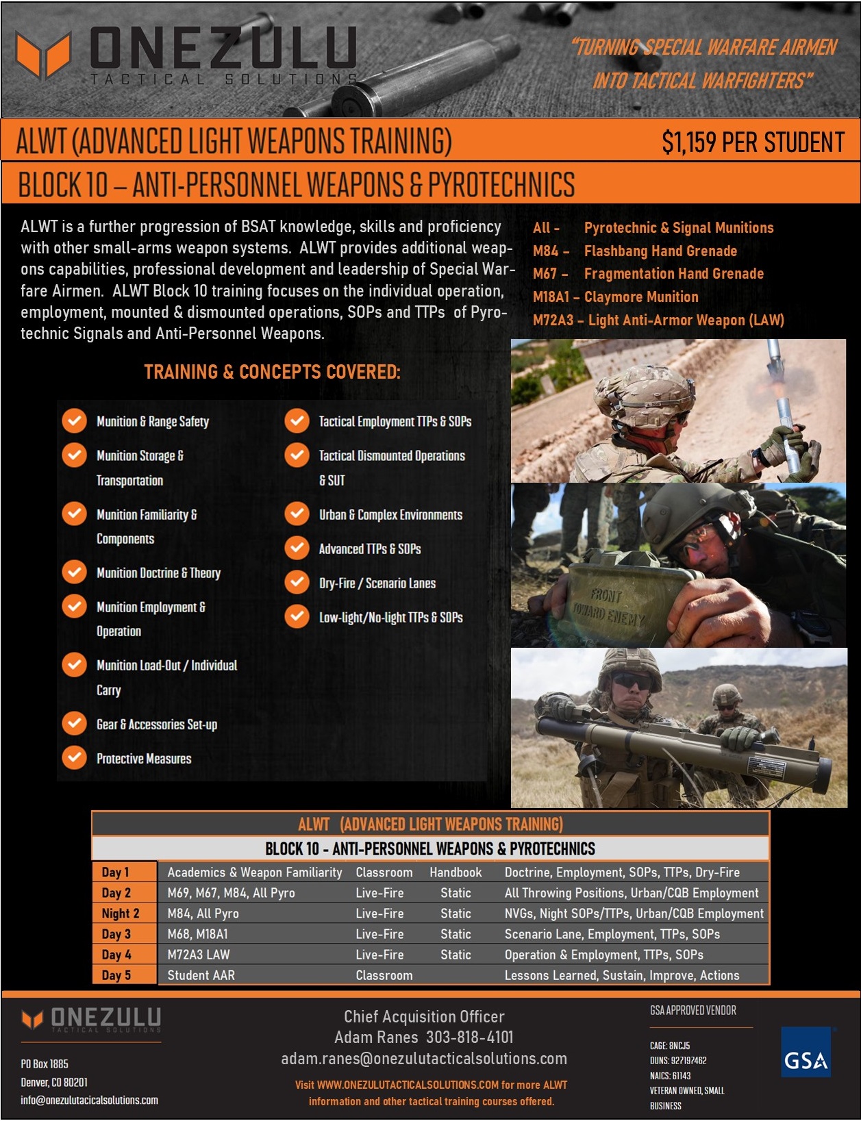 One Zulu Block 10 Brochure